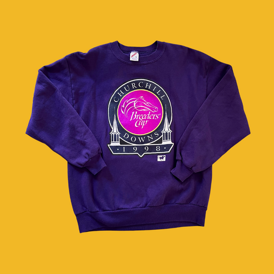 1998 Breeders’ Cup Churchill Downs Crewneck - Purple